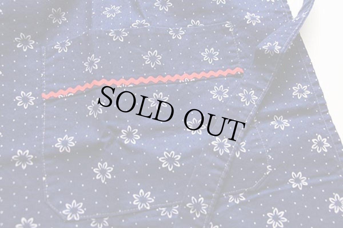 画像3: ビンテージ 総柄 コットン エプロン (3)