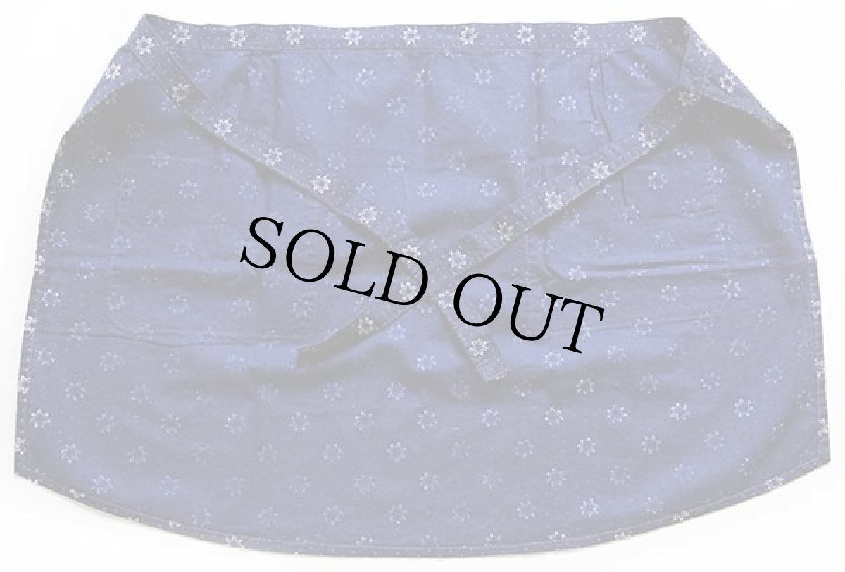 画像2: ビンテージ 総柄 コットン エプロン (2)