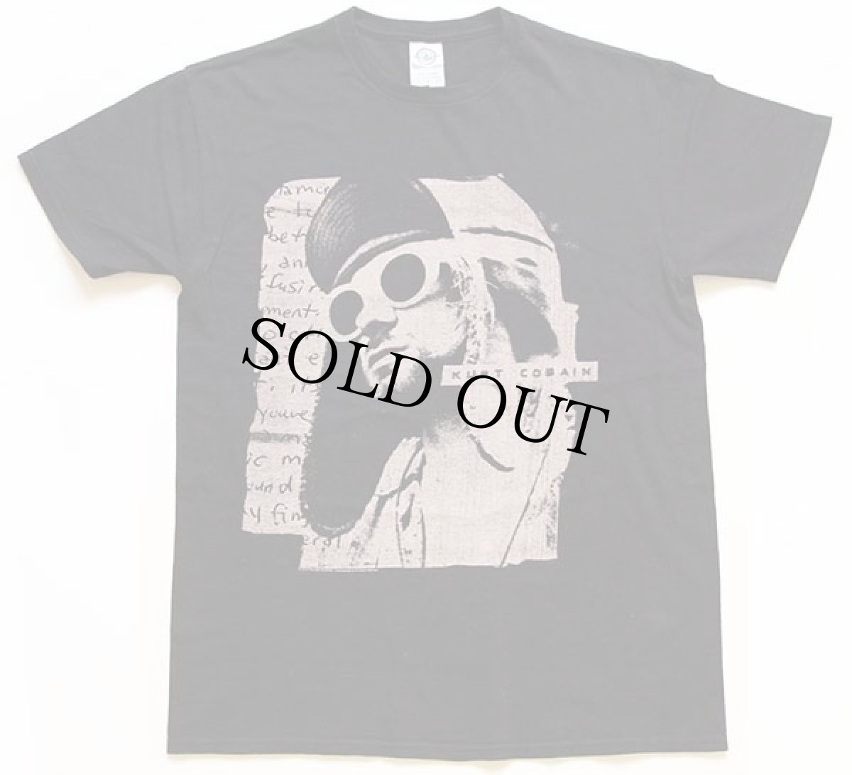 画像2: KURT COBAINカートコバーン コットンTシャツ 黒 M★ニルヴァーナ (2)