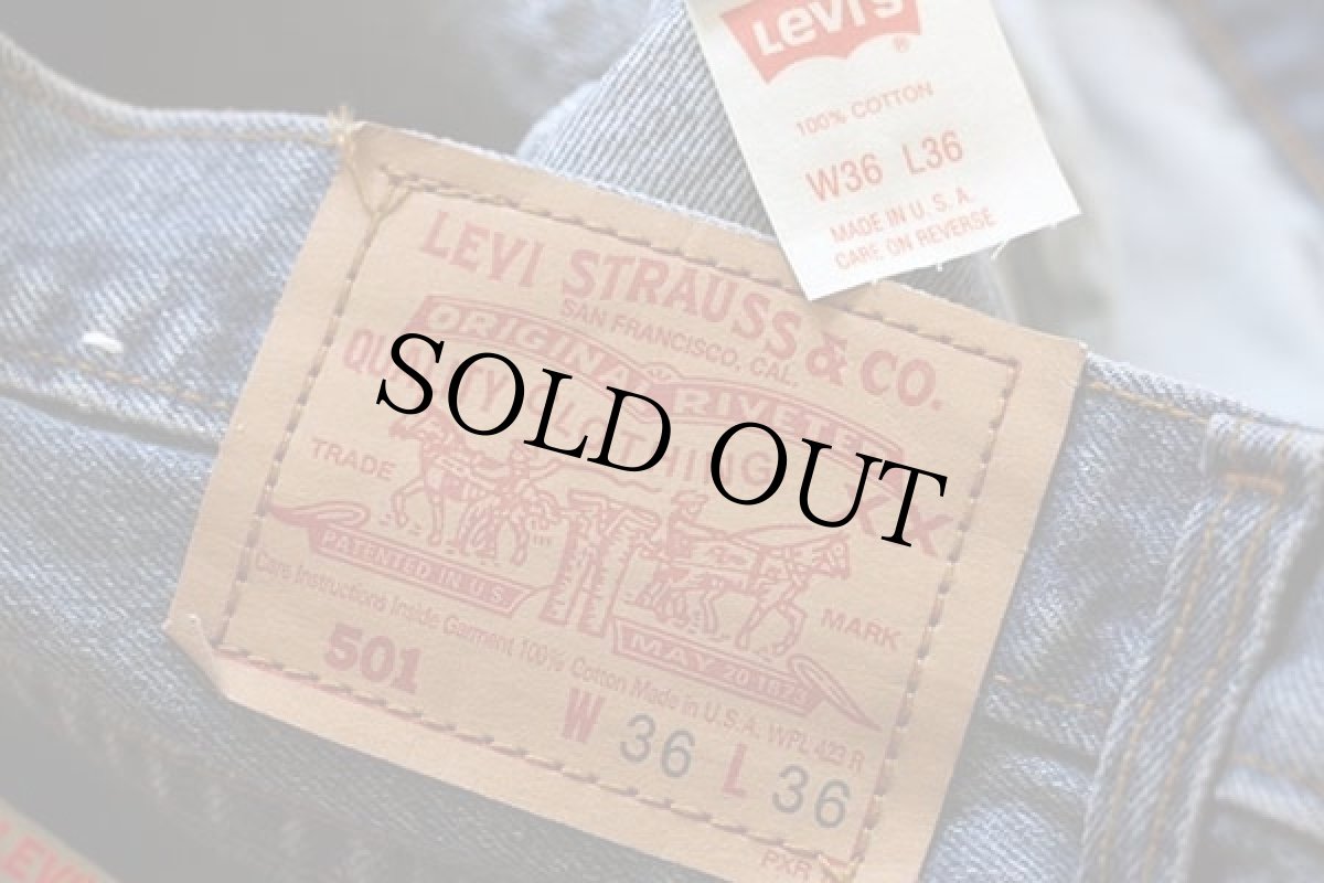 画像5: デッドストック★90s USA製 Levi'sリーバイス 501 デニムパンツ w36 L36 (5)