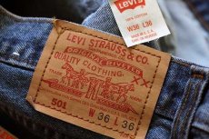 画像5: デッドストック★90s USA製 Levi'sリーバイス 501 デニムパンツ w36 L36 (5)