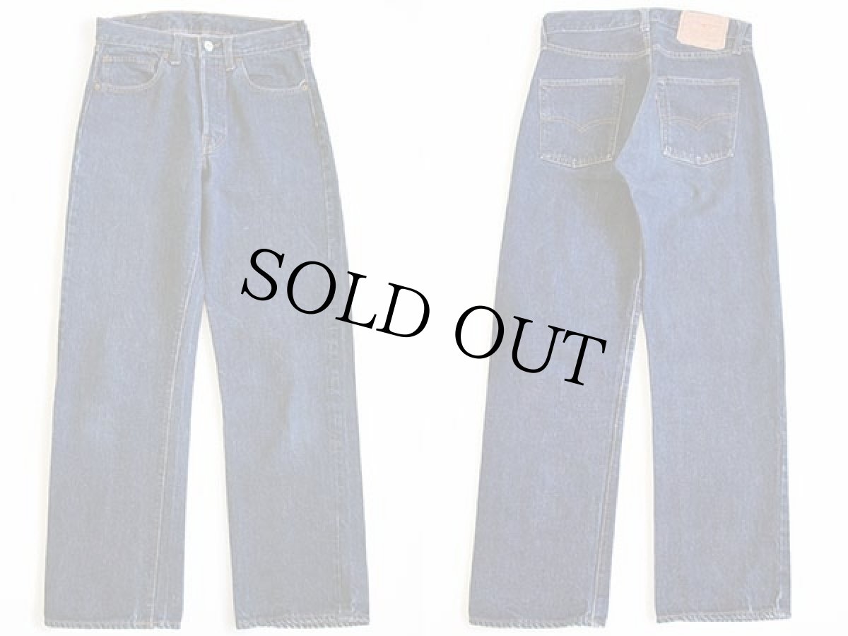 画像2: 60s USA製 LEVI'Sリーバイス 501 BIGE デニムパンツ w28 L30 (2)