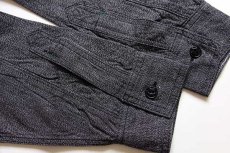 画像7: 新品★日本製 GENERAG コットン ブラック シャンブレーシャツ S/14 (7)