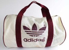 画像2: 80s adidasアディダス トレフォイル ロゴ ナイロン ダッフルバッグ (2)