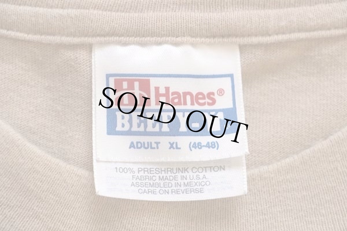 画像5: 90s Hanes OSSA 両面プリント コットンTシャツ ベージュ XL (5)