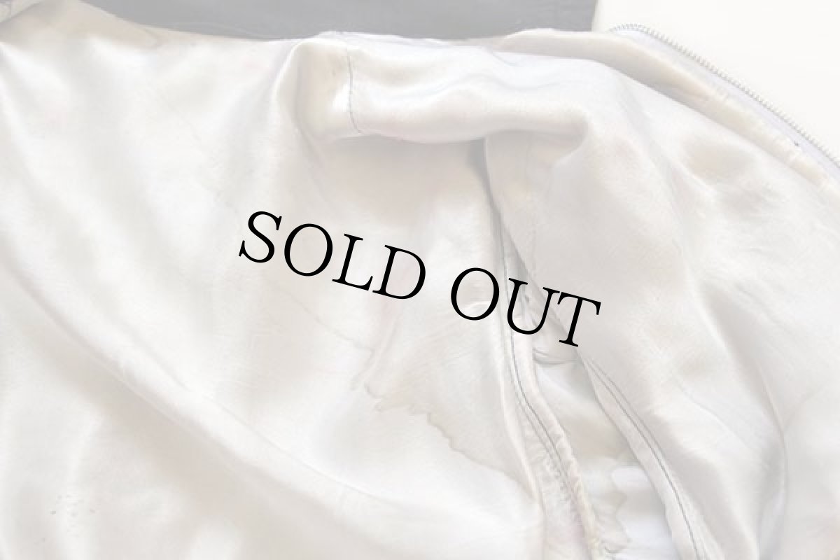 画像10: 60s TUY-HOA タイガー ドラゴン刺繍 ベトジャン 黒 フェード (10)