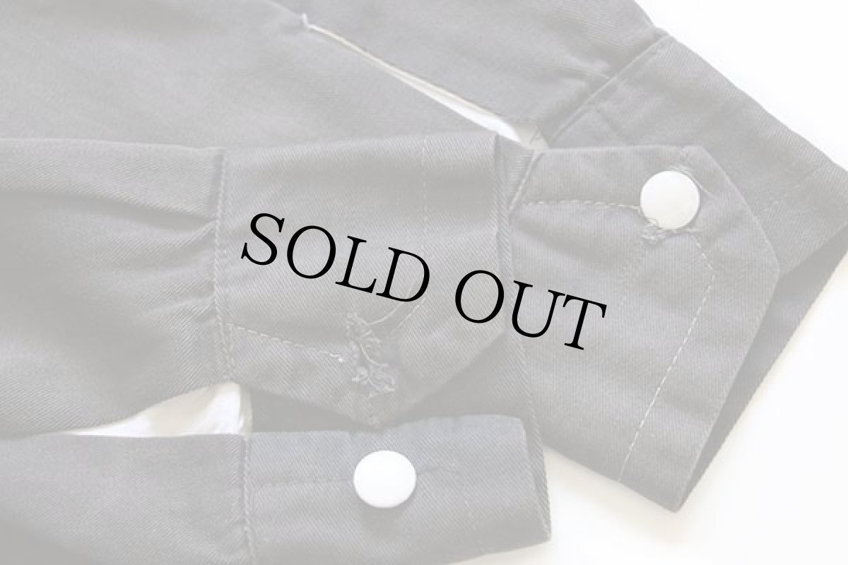 画像7: 60s TUY-HOA タイガー ドラゴン刺繍 ベトジャン 黒 フェード (7)