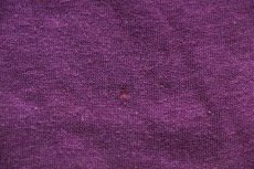 画像10: 70s USA製 Championチャンピオン ORESTIMBAインディアンヘッド 四段中抜き コットン リバーシブルTシャツ 紫×黄 L (10)