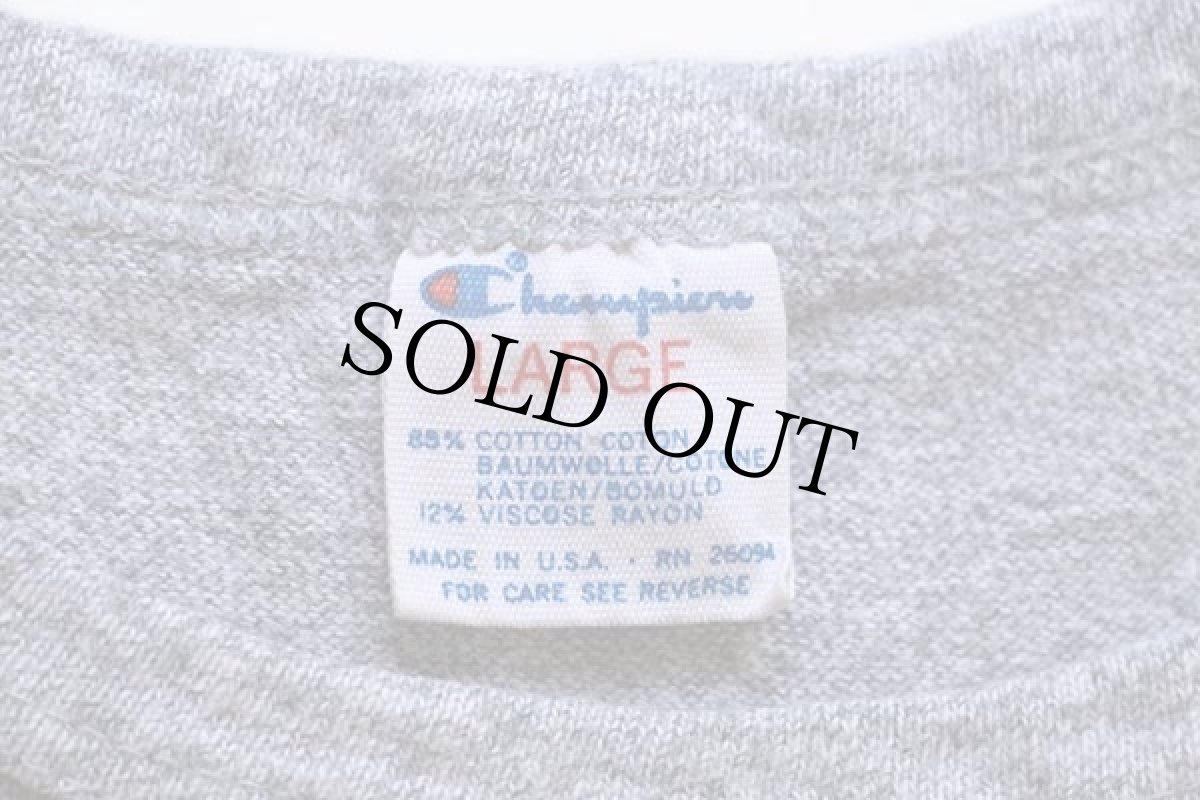 画像3: 80s USA製 Championチャンピオン UCLA ATHLETIC DEPT. マスコット 88/12 タンクトップ 杢グレー L (3)