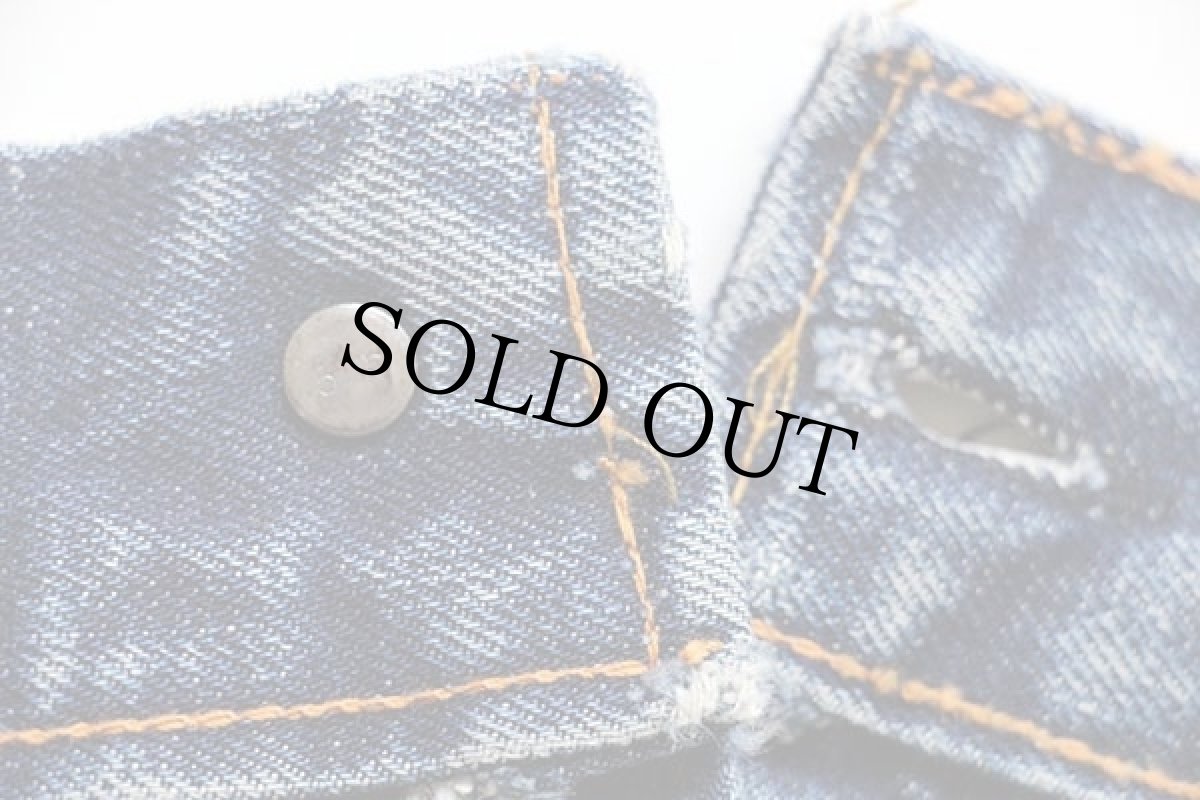 画像5: 60s LEVI'Sリーバイス 70505 BIGE ノーカラー デニムジャケット カスタム (5)