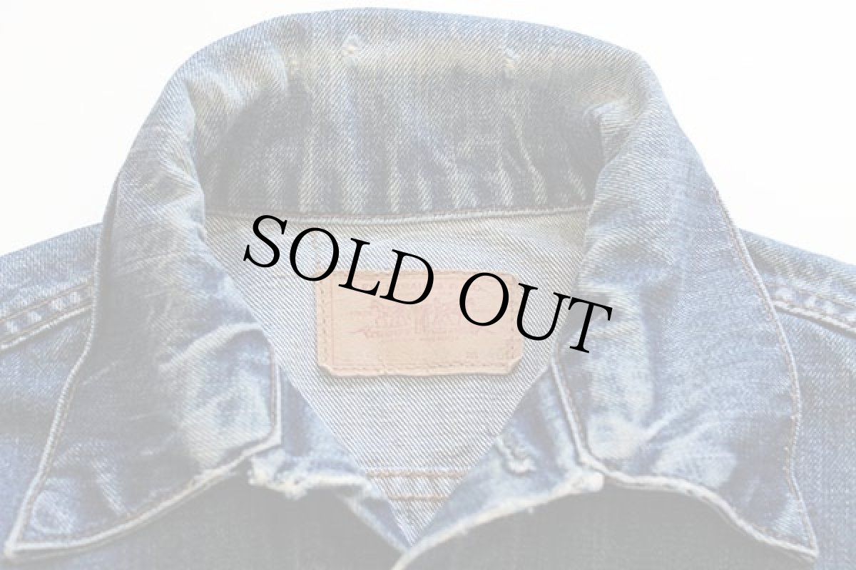 画像10: 70s USA製 Levi'sリーバイス 70505 デニムジャケット ペンキ飛び 40 (10)