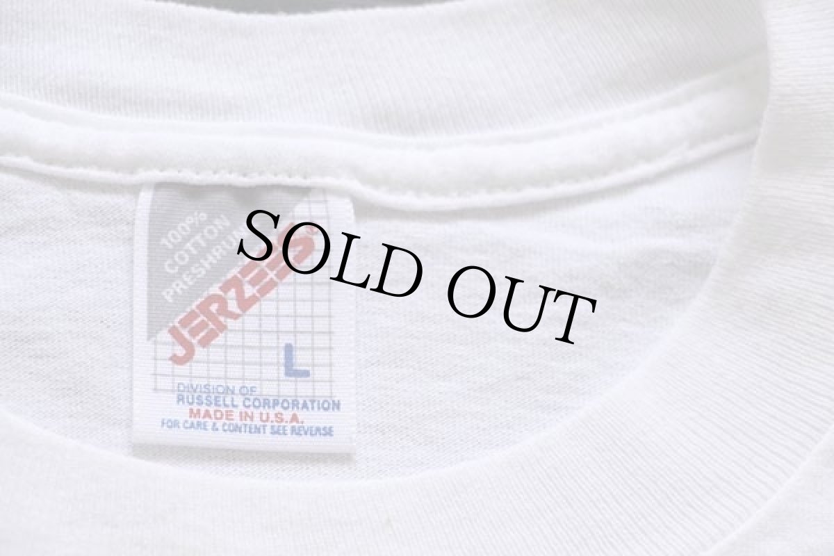 画像3: 90s USA製 鳥 アート コットンTシャツ 白 L (3)