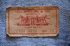 画像4: 70s USA製 Levi'sリーバイス 70505 デニムジャケット 36 (4)