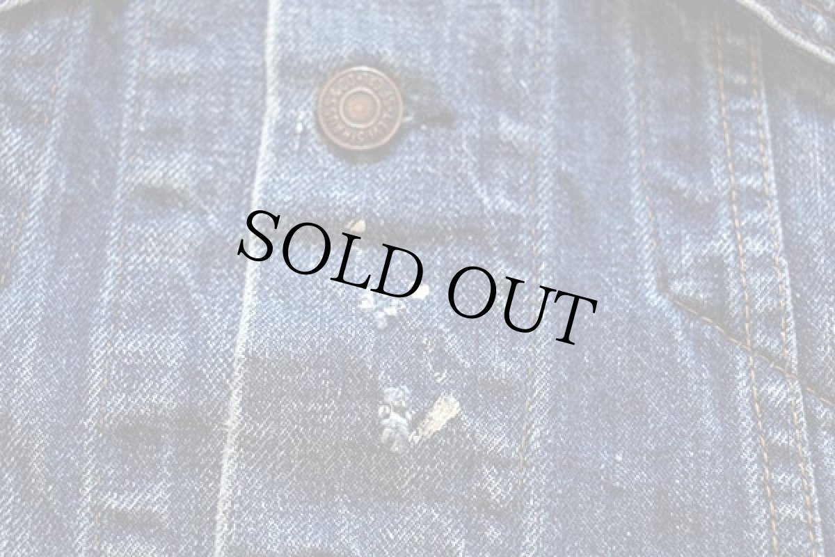 画像8: 70s USA製 Levi'sリーバイス 70505 デニムジャケット ペンキ飛び (8)