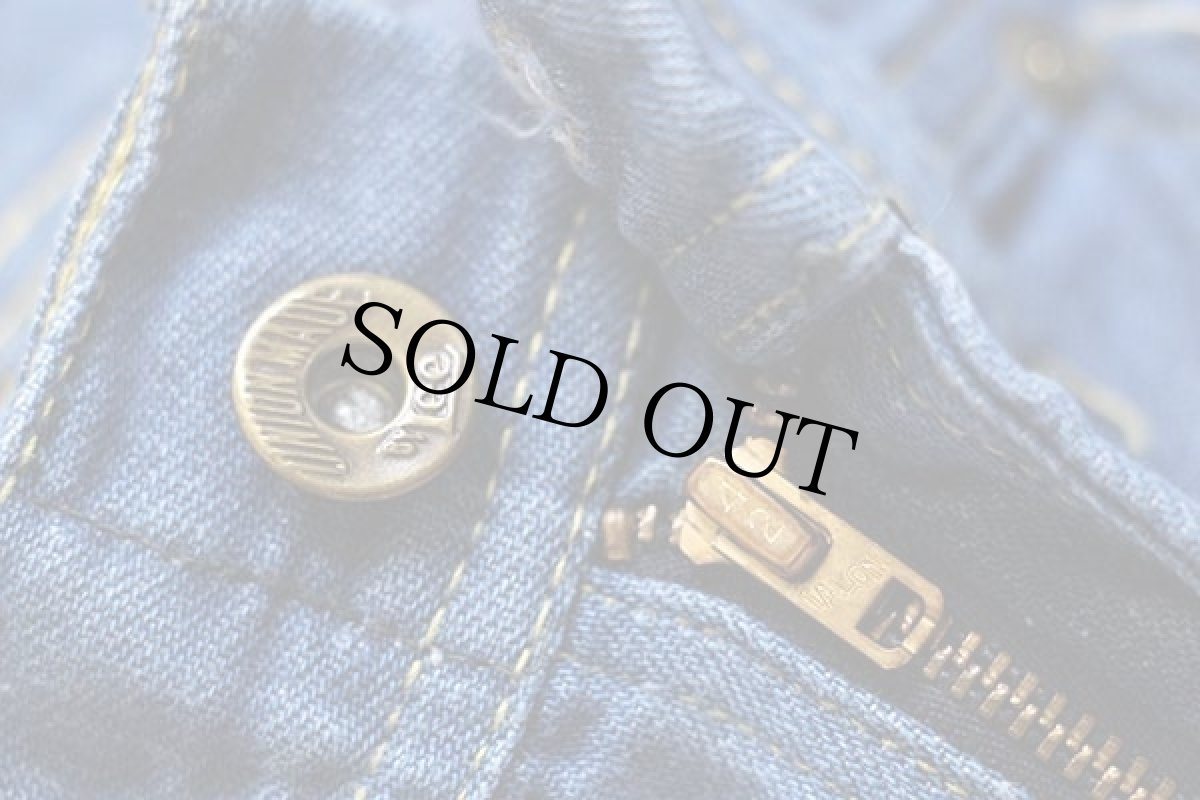 画像7: 70s USA製 Leeリー BOSS OF THE ROAD デニム ロガーパンツ w33 (7)