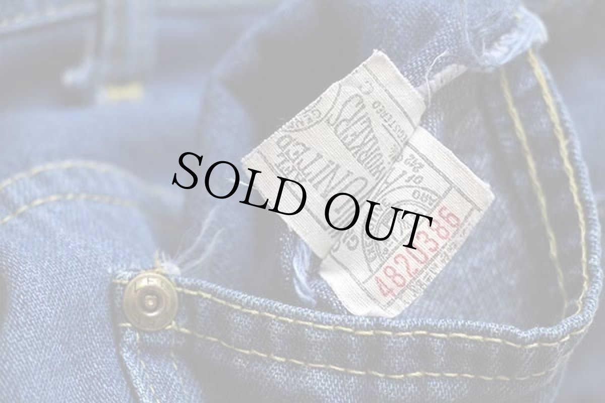 画像6: 70s USA製 Leeリー BOSS OF THE ROAD デニム ロガーパンツ w33 (6)