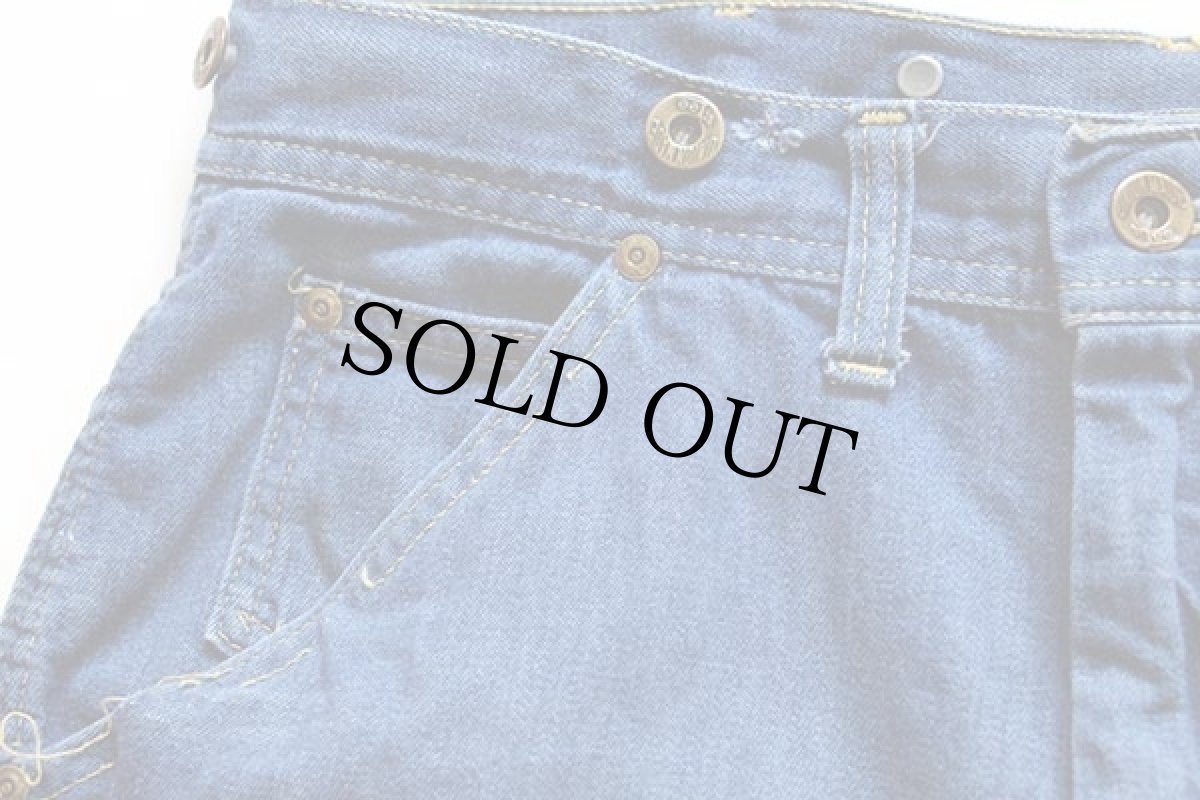 画像8: 70s USA製 Leeリー BOSS OF THE ROAD デニム ロガーパンツ w33 (8)