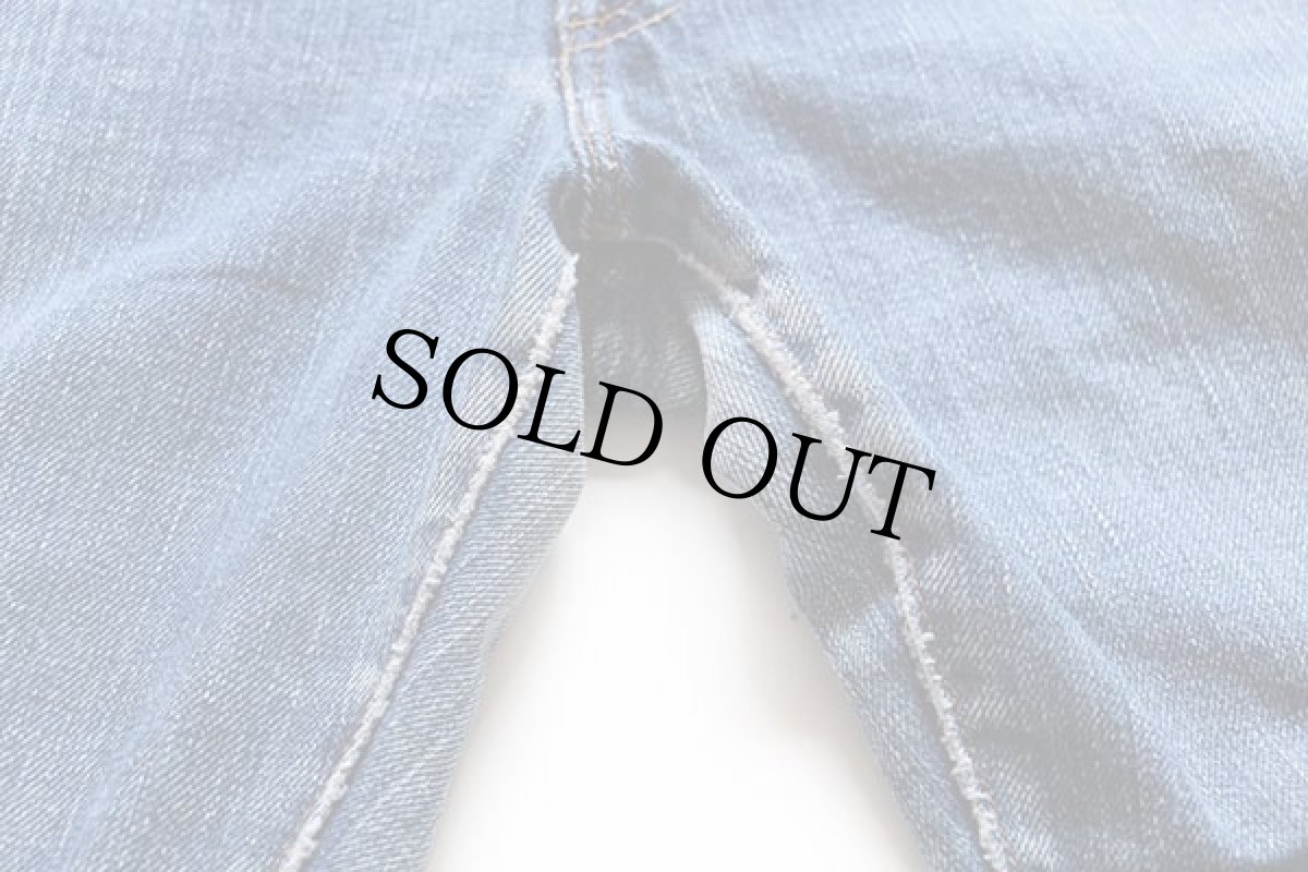 画像7: 70s LEVI'Sリーバイス 505 BIGE デニムパンツ w30 (7)