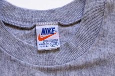 画像4: 70s USA製 NIKEナイキ フットボールTシャツ 杢グレー L (4)