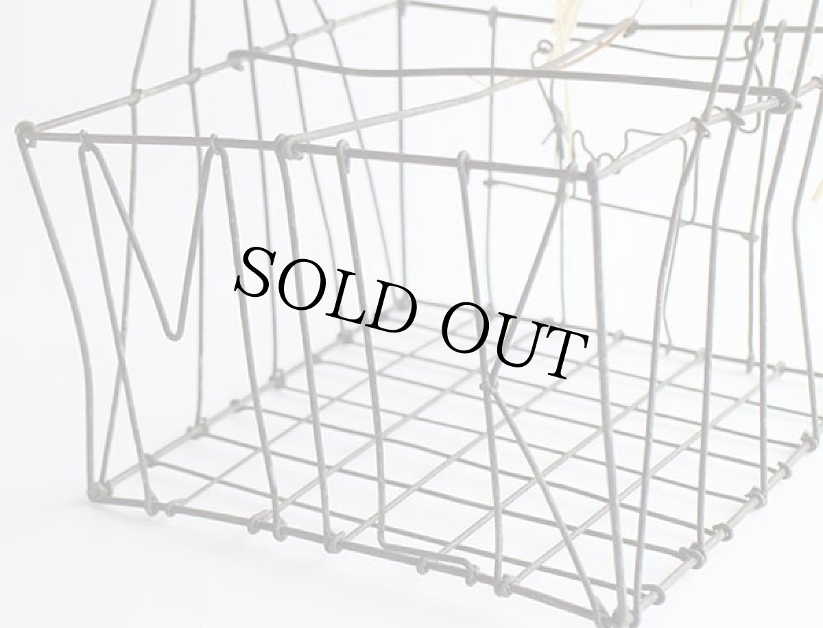 画像4: NATURE'S FOOD MILK 牛 デザイン ワイヤーバスケット (4)