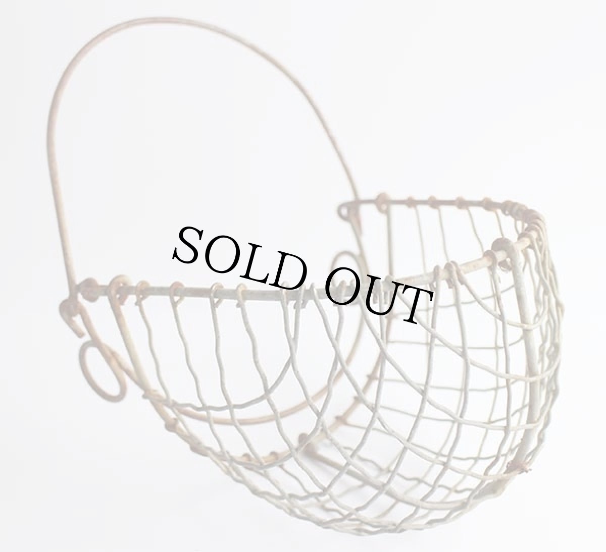 画像3: ビンテージ ワイヤーバスケット (3)