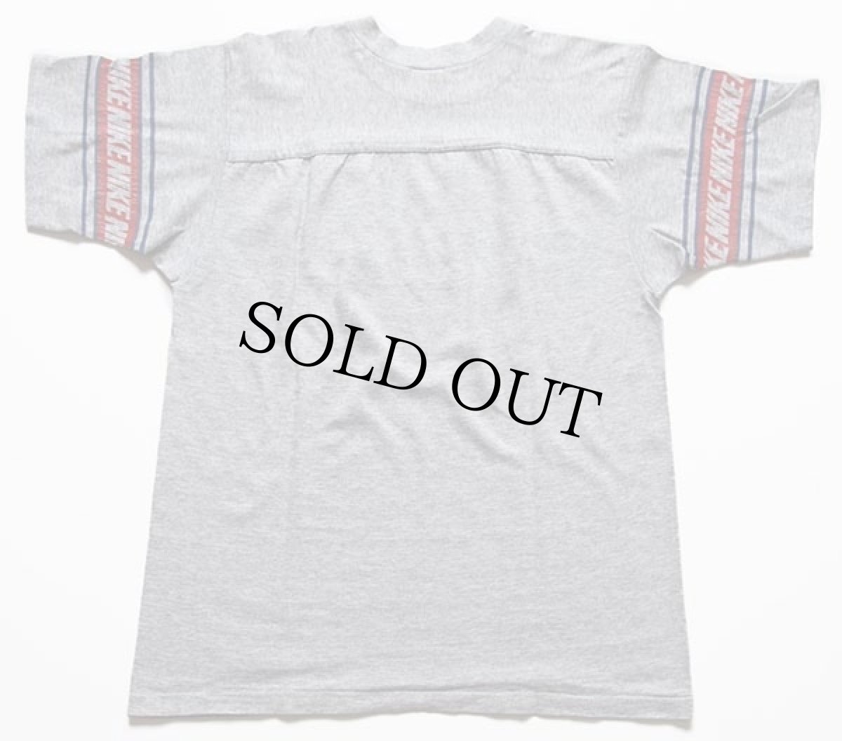 画像2: 70s NIKEナイキ フットボールTシャツ 杢グレー L (2)