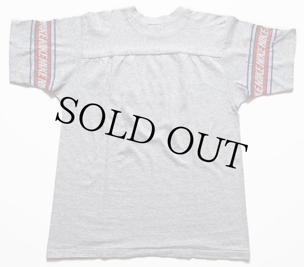 70s NIKEナイキ フットボールTシャツ 杢グレー L - Sixpacjoe Web Shop