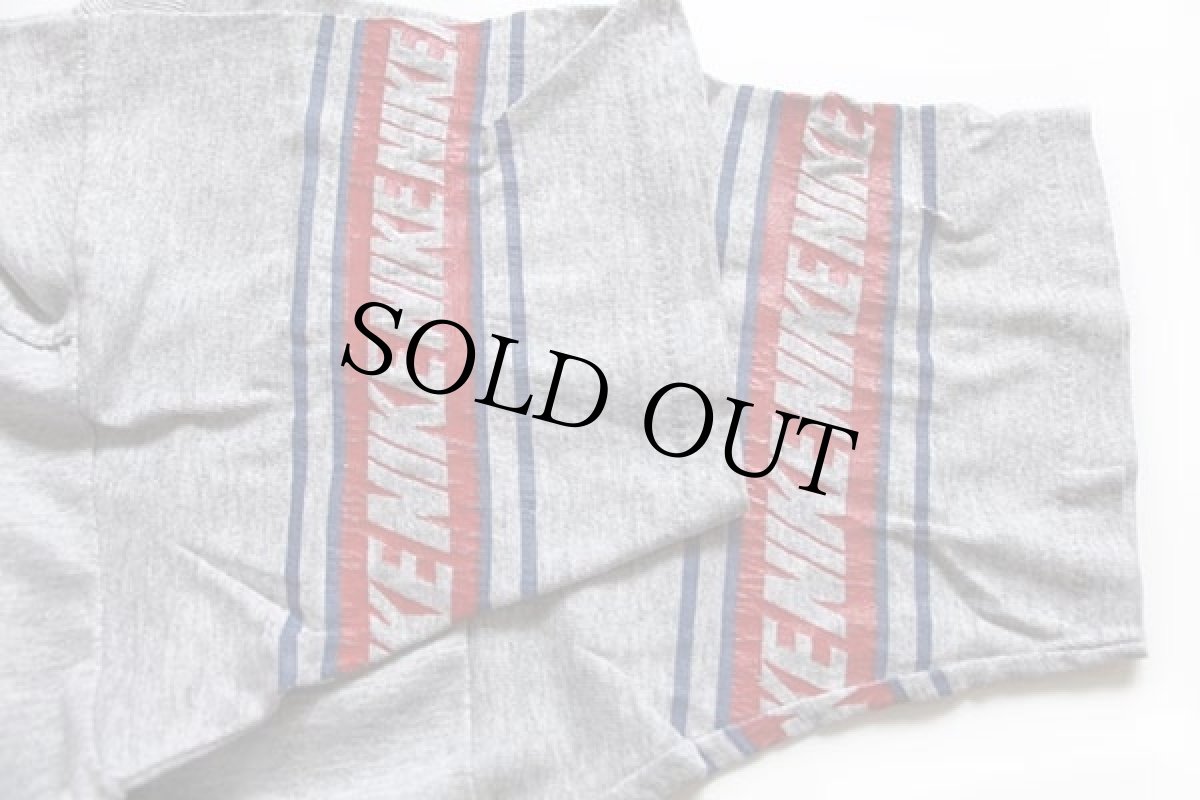 画像5: 70s NIKEナイキ フットボールTシャツ 杢グレー L (5)