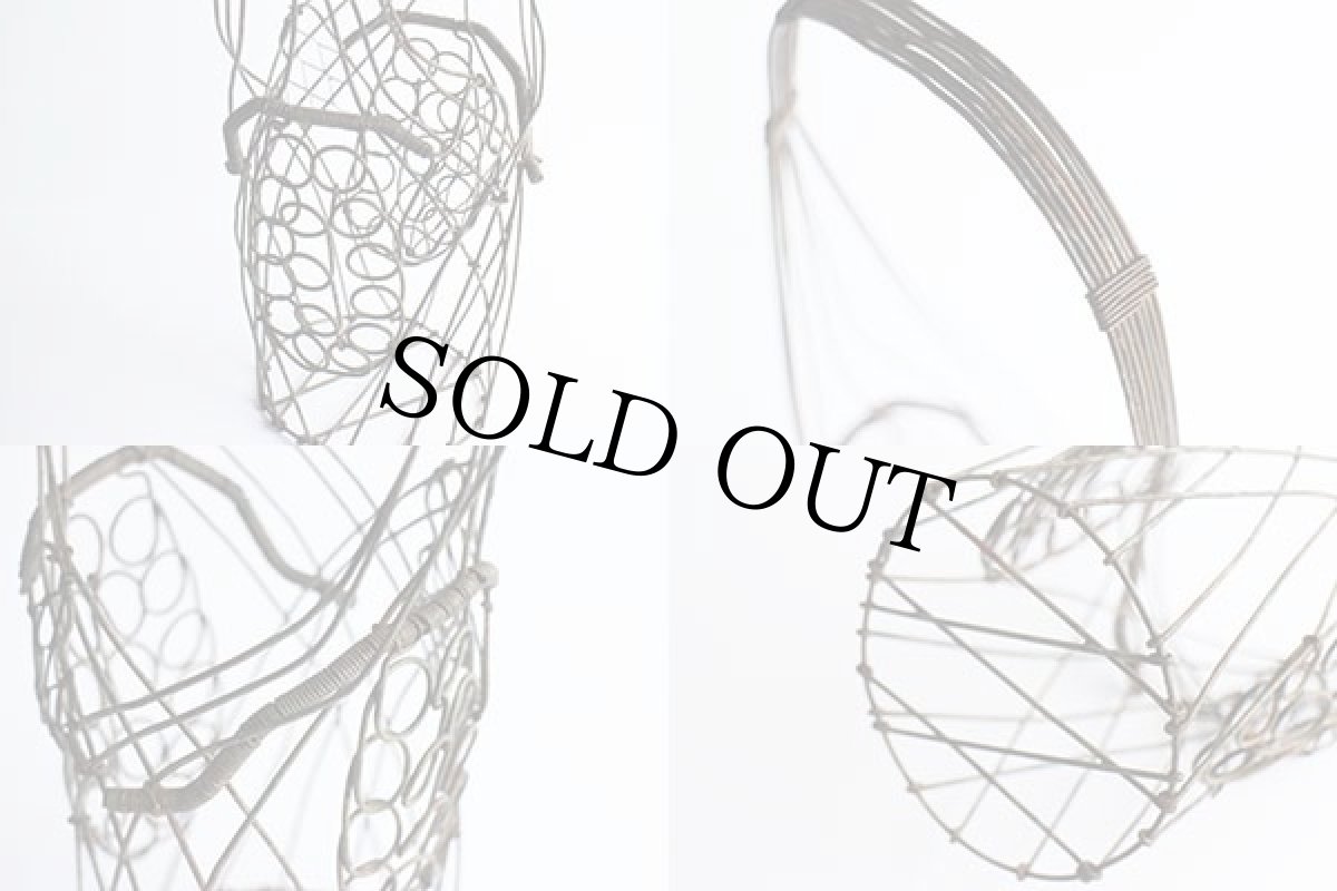 画像3: ビンテージ ワイヤーバスケット (3)