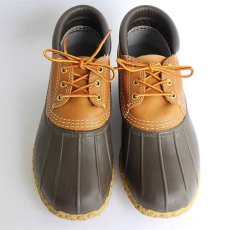 画像3: USA製 L.L.Bean 3ホール ビーンブーツ ガムシューズ タン×ブラウン 9W (3)