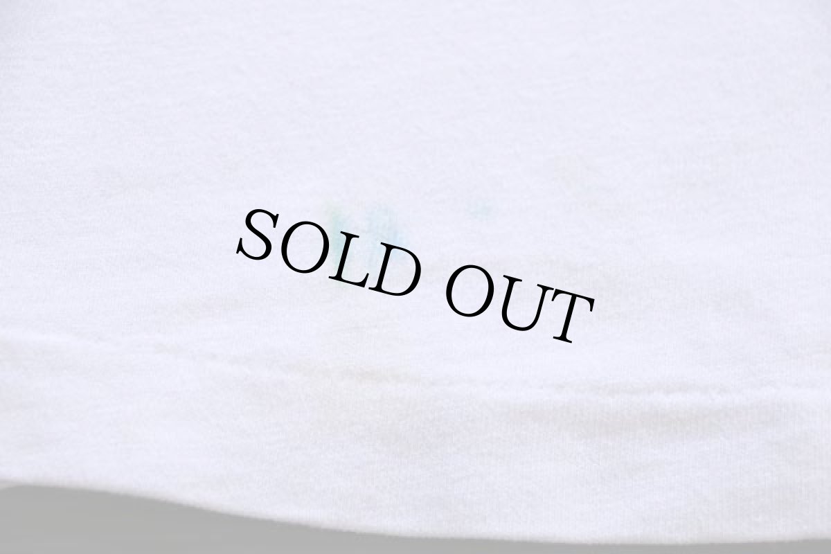 画像6: 80s USA製 Hanes CALIFORNIA SUPERBIKE SCHOOL 両面プリント コットンTシャツ 白 XL (6)