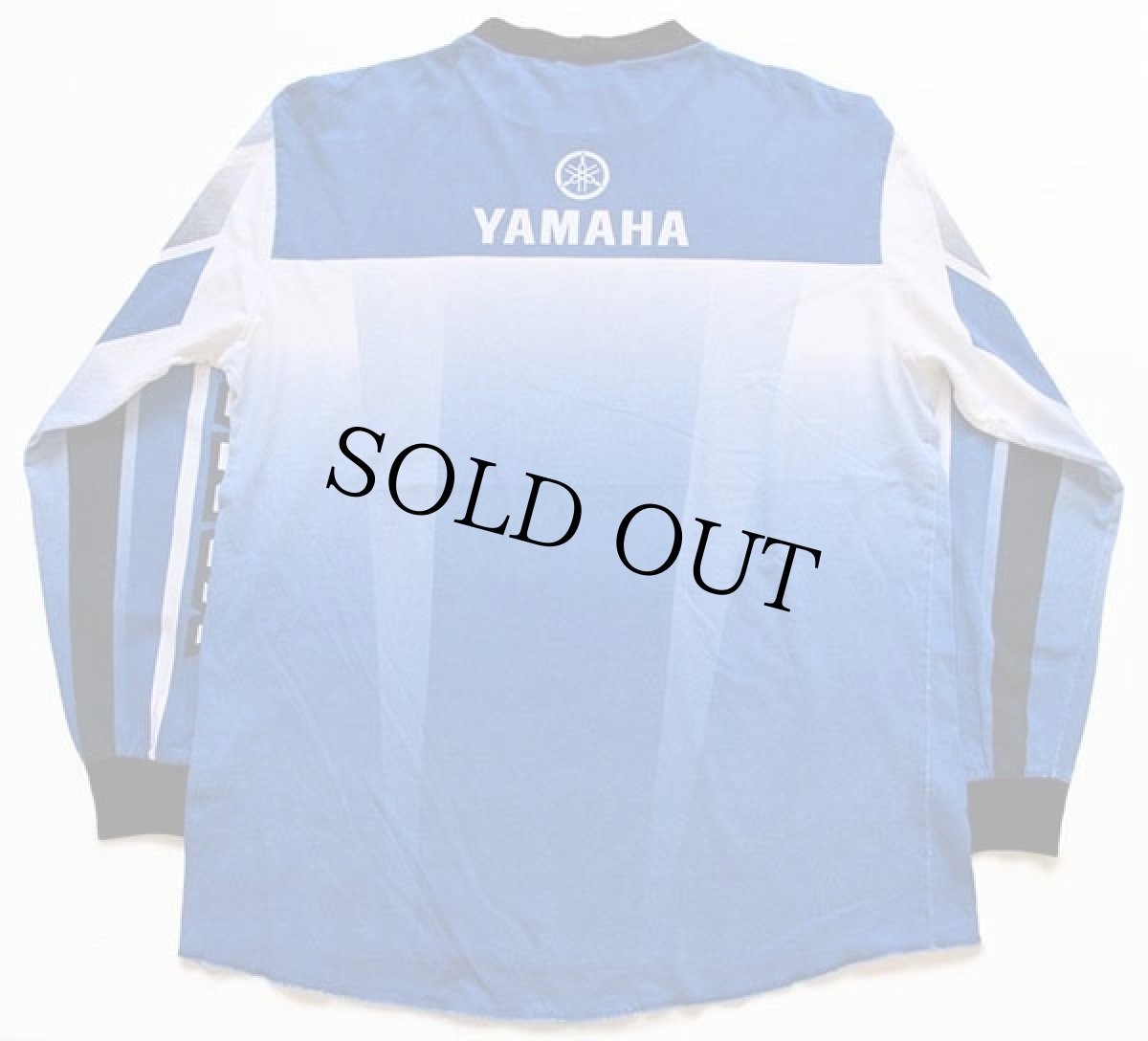画像2: 90s USA製 YAMAHAヤマハ コットン モトクロス レーシングシャツ L (2)
