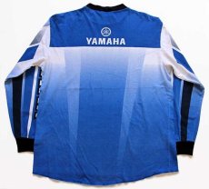 画像2: 90s USA製 YAMAHAヤマハ コットン モトクロス レーシングシャツ L (2)