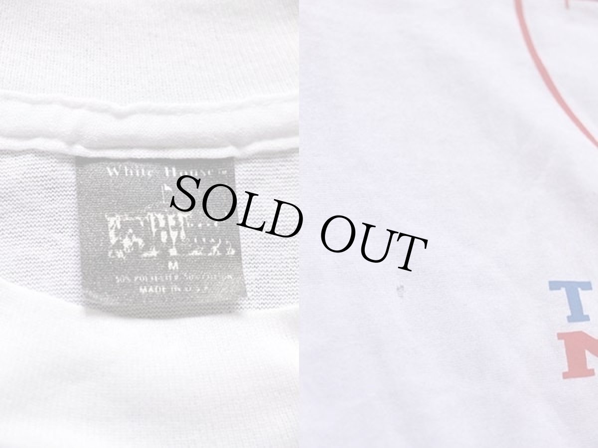 画像3: デッドストック★90s USA製 INSANE HUSSEIN TIME FOR YOUR MEDICATION Tシャツ 白 M (3)