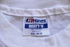 画像3: デッドストック★90s USA製 Hanes PUBLIC ENEMY サダム フセイン コットンTシャツ 白×黒 XXL★A 特大 (3)