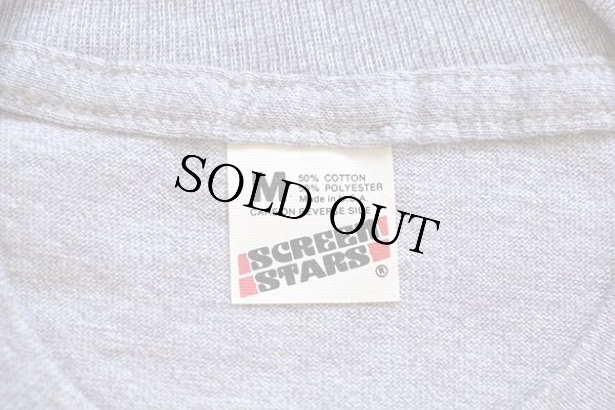 画像3: デッドストック★80s USA製 WHACK THE QUACK FROM IRAQ サダム フセイン Tシャツ 杢グレー M (3)