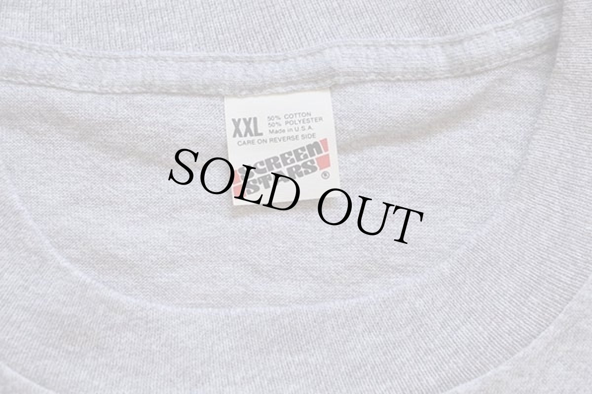 画像3: デッドストック★80s USA製 WHACK THE QUACK FROM IRAQ サダム フセイン Tシャツ 杢グレー XXL (3)