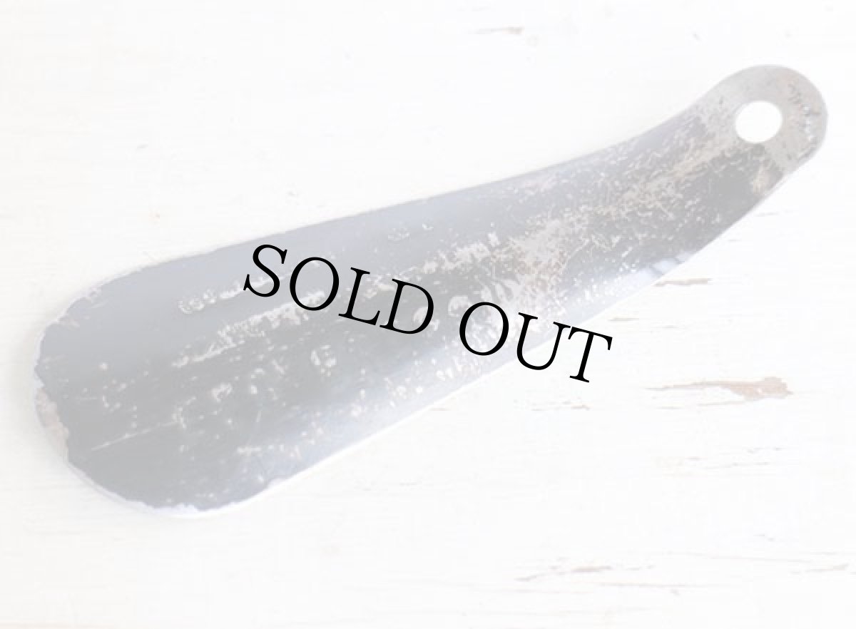 画像2: ビンテージ LEO RUESCH, DEPENDABLE FOOT WEAR 黒ラッカー シューホーン (2)