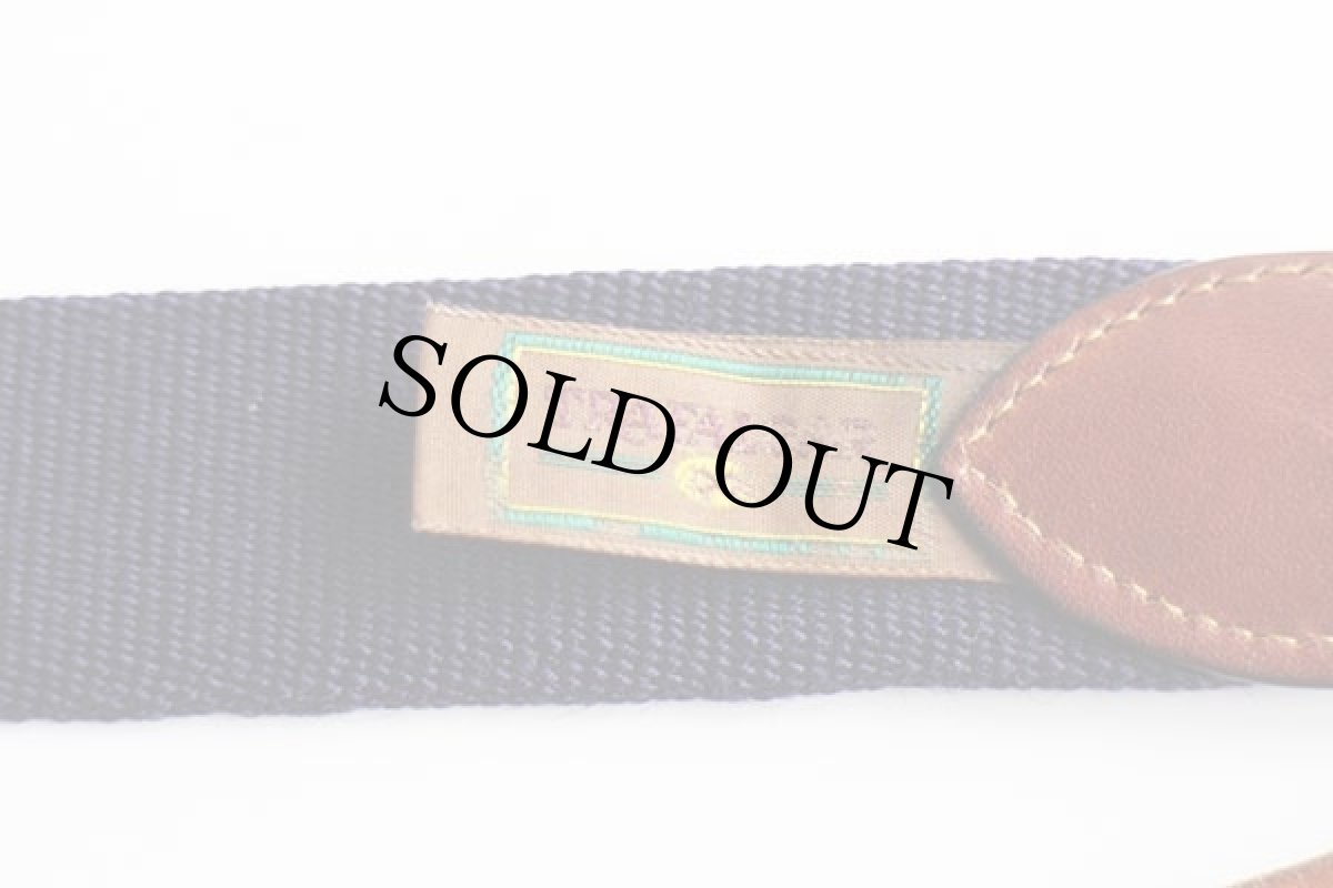 画像3: USA製 TRAFALGAR 無地 コットン ベルト 紺 34★1292 (3)