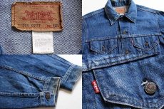 画像3: 80s USA製 Levi'sリーバイス 71205 デニムジャケット 42L★ロング (3)