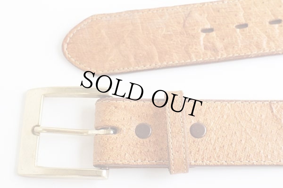 画像2: Justinジャスティン YOUNG BIRD レザーベルト 薄茶 30★1232 (2)