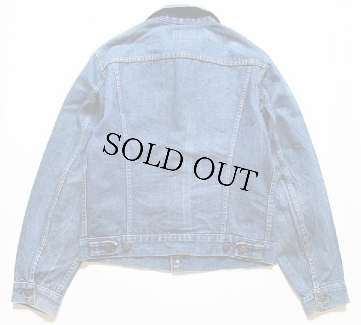 画像2: 80s USA製 Levi'sリーバイス 71205 デニムジャケット 42L★ロング (2)