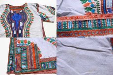 画像3: アフリカ民族衣装 ダシキ コットンシャツ (3)