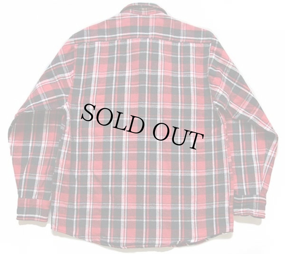 画像2: 90s USA製 FIVE BROTHERファイブブラザー チェック コットン フランネルシャツ M (2)