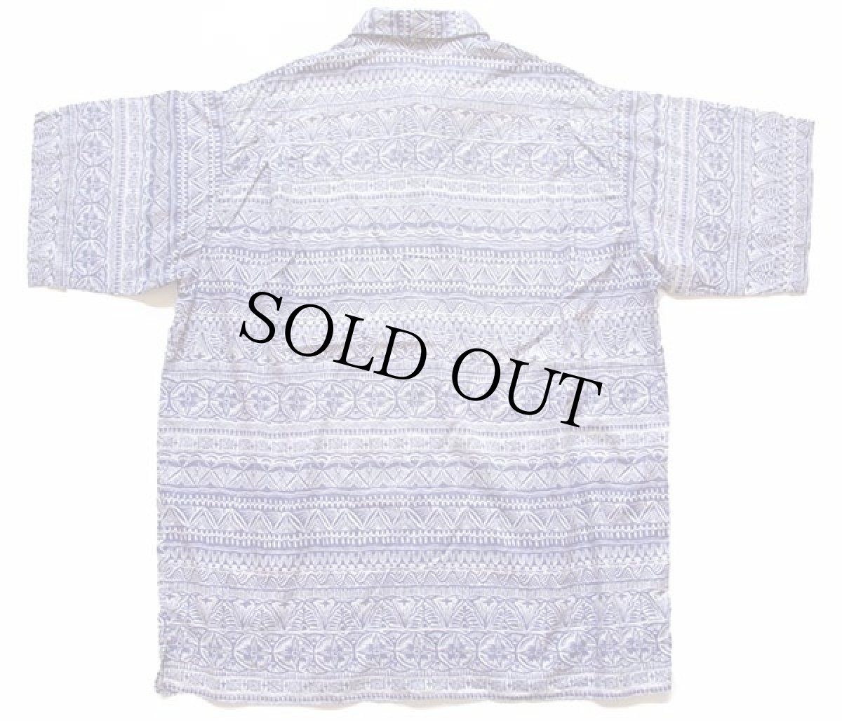 画像2: 90s ポルトガル製 patagoniaパタゴニア 総柄 半袖 オーガニックコットンシャツ L (2)