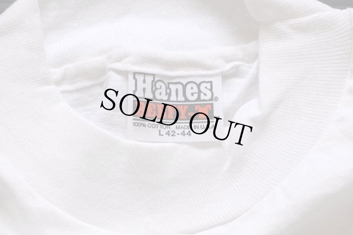 画像3: デッドストック★80s USA製 Hanes Columbia Pictures コットンTシャツ 白 L (3)