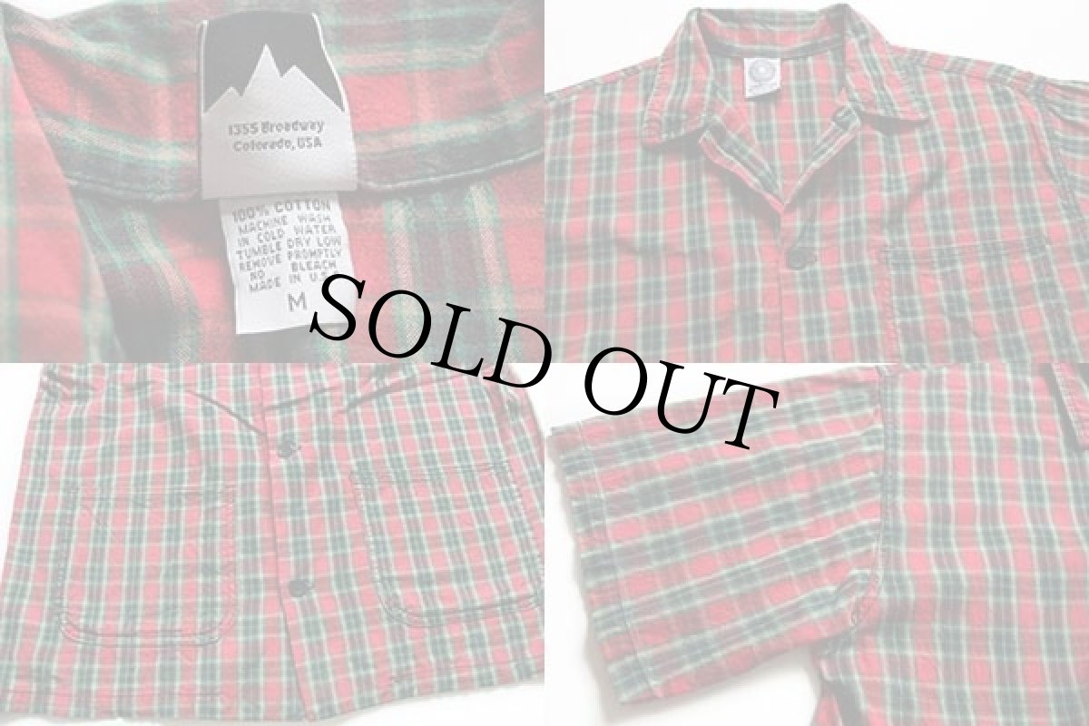 画像3: USA製 THE BOULDER MOUNTAINEER タータンチェック 半袖 コットンシャツ M (3)
