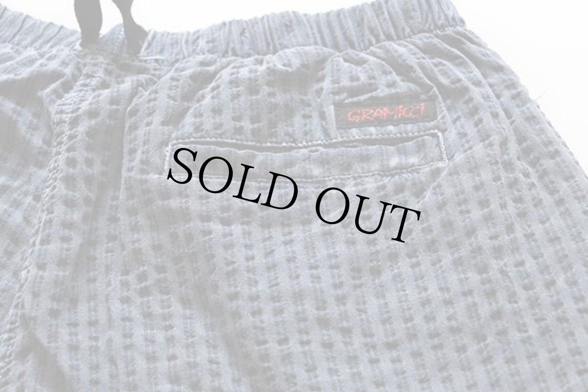 画像4: 90s USA製 GRAMICCIグラミチ チェック コットン シアサッカー クライミングショーツ M★ショートパンツ (4)