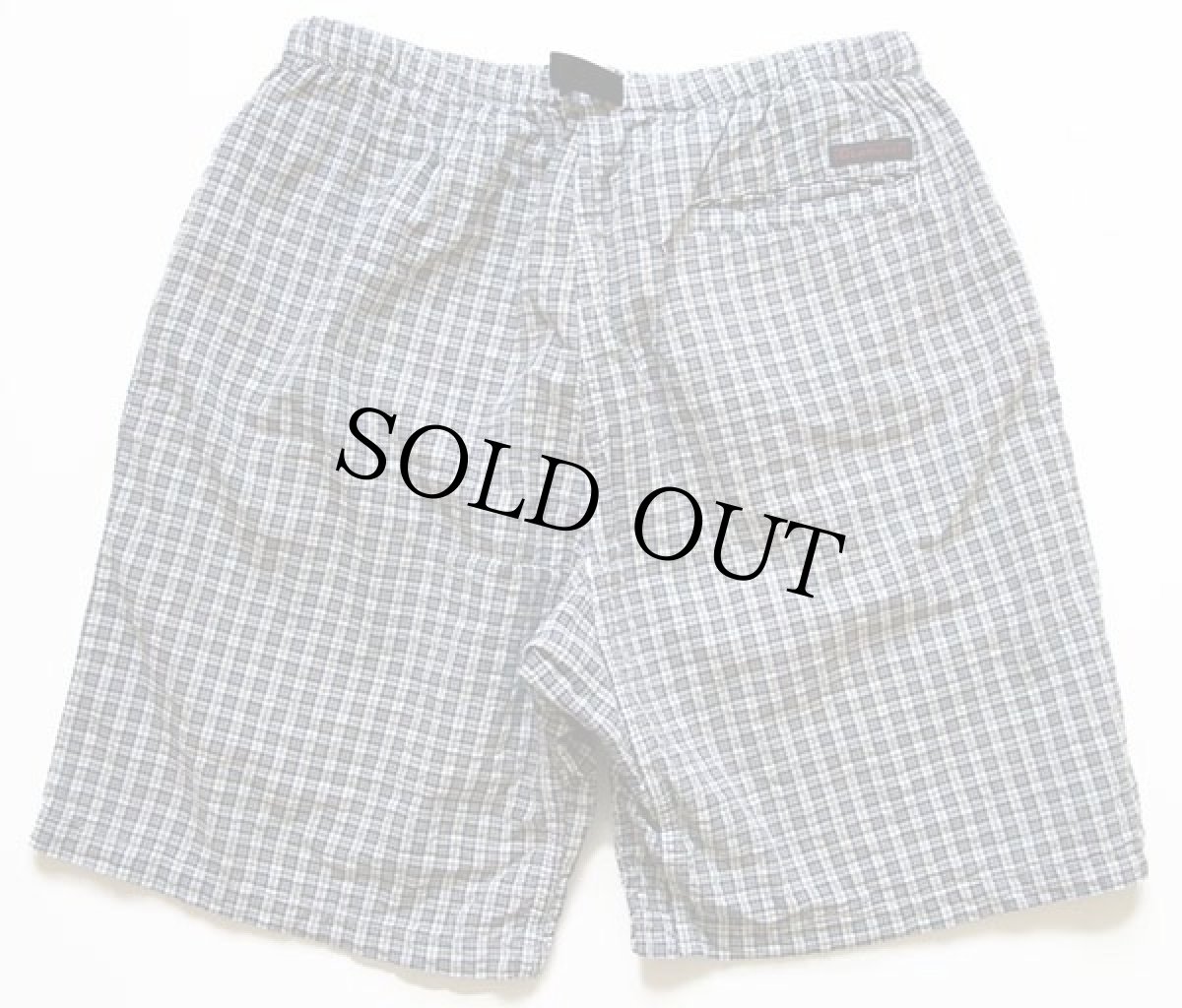 画像2: 90s USA製 GRAMICCIグラミチ チェック コットン シアサッカー クライミングショーツ M★ショートパンツ (2)