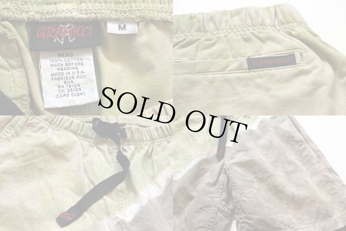 画像3: 00s USA製 GRAMICCIグラミチ タイダイ染め コットン クライミングショーツ M★ショートパンツ (3)